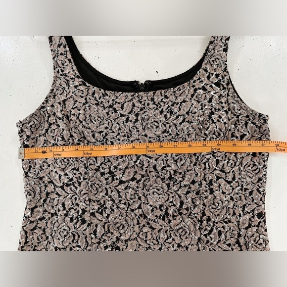 Vintage - Alex Evenings - Sequin Gown - Scoop Neck - Size 12 - Picture 13 of 15